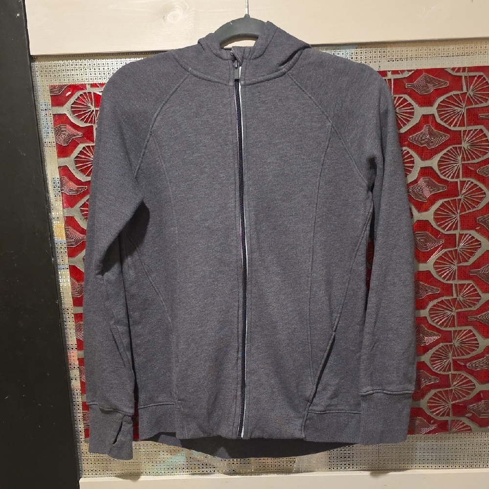 All in Motion Girl's Charcoal Zip-Up Jacket